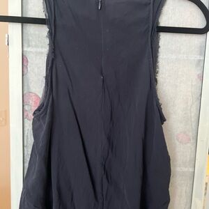 Theory silk racer back tank